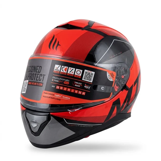 Шлем MT HELMET THUNDER-3 [L] Красный