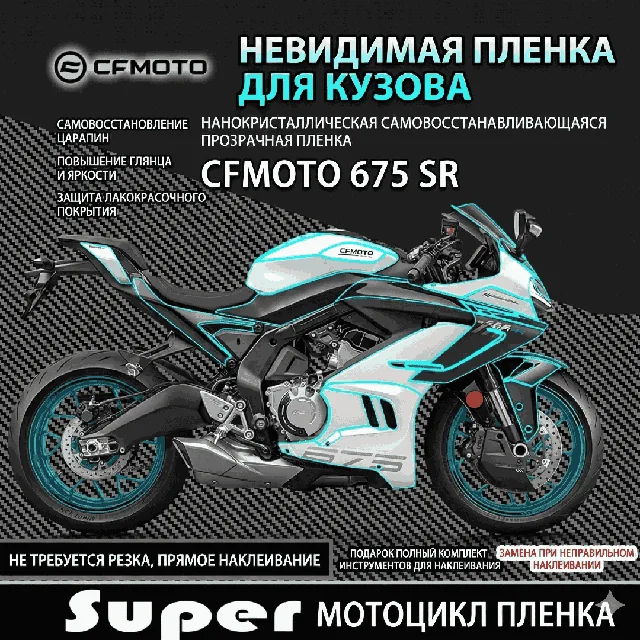 Бронепленка для CFMOTO 675SR комплект