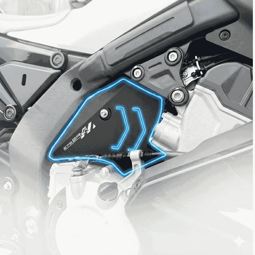 Крышки боковых отверстий для CFMOTO 675SR (пара)